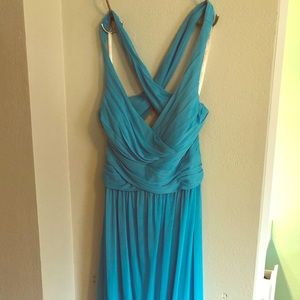 Bridesmaid dress Malibu blue size 14